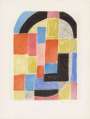 Sonia Delaunay: Composition with Black Arc - Signed Print