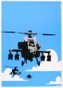 Banksy: Happy Choppers - Unsigned Print