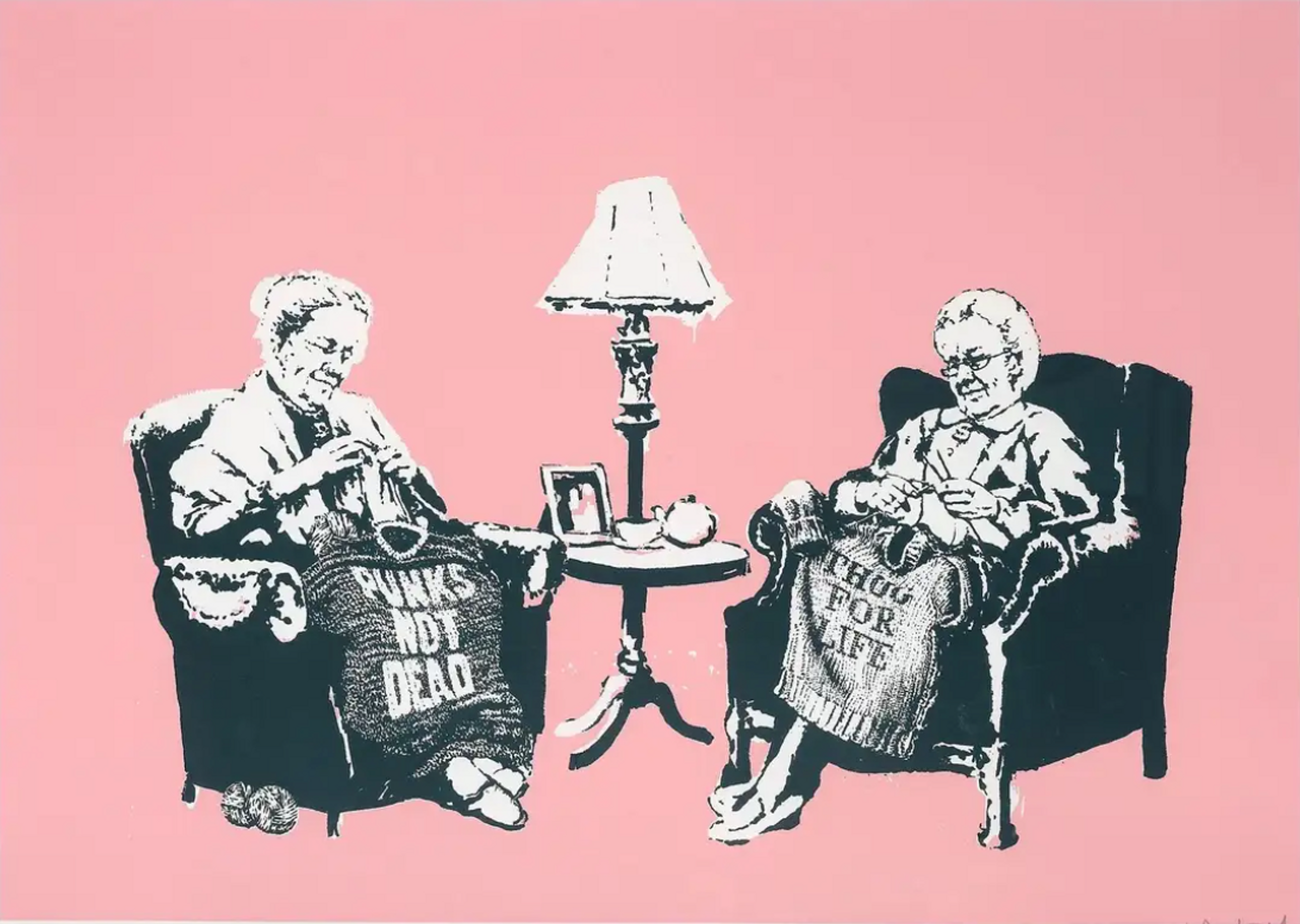 Grannies by Banksy - MyArtBroker