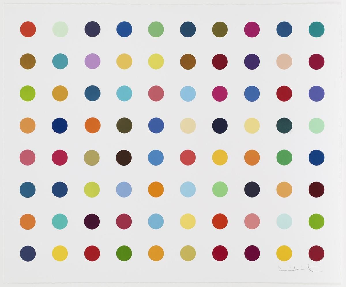 Damien deals hirst artwork