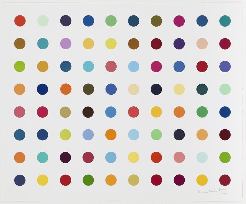 Damien Hirst Dequalinium Chloride (Signed Print) 2016