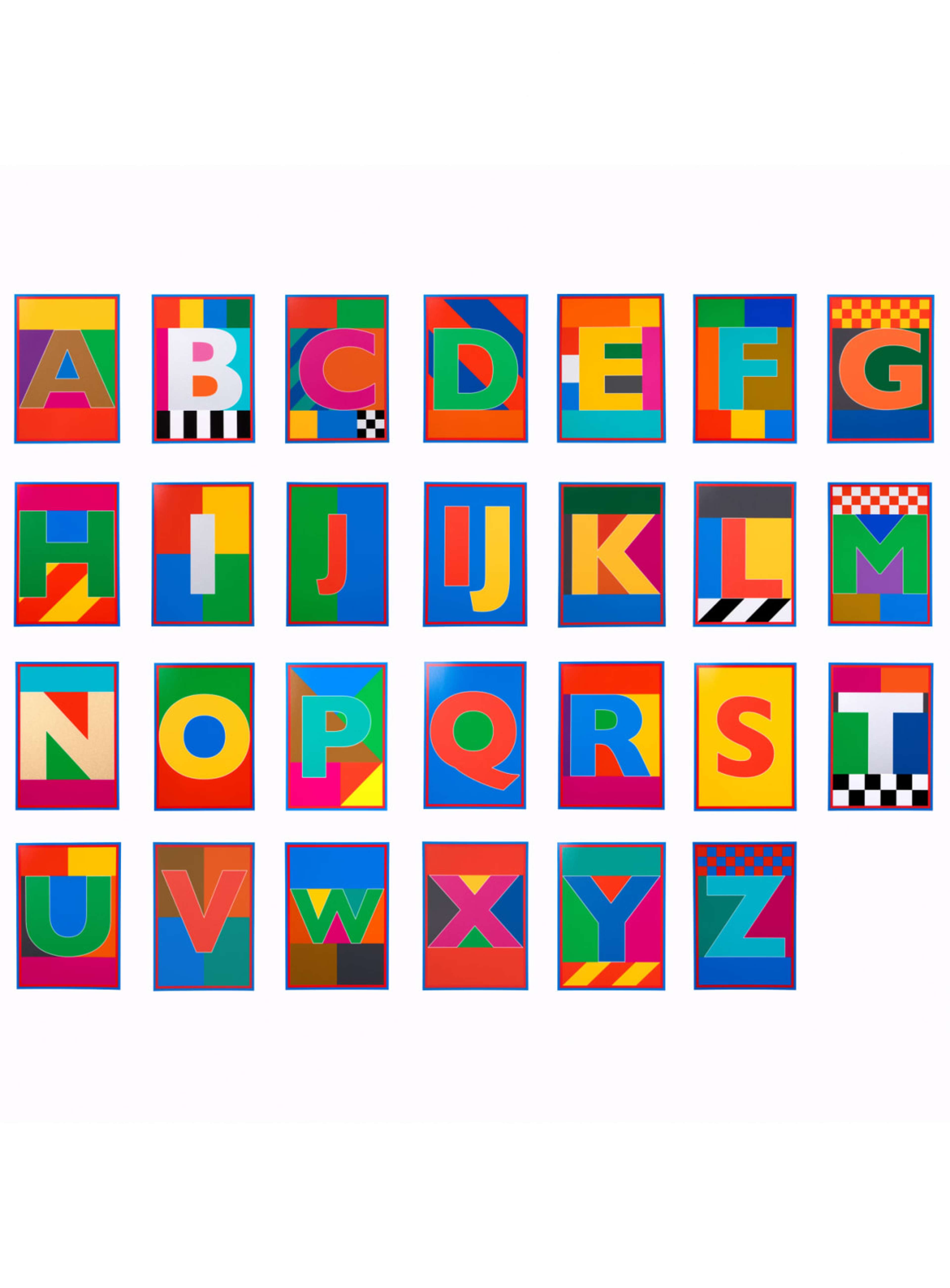 Dazzle Letter (complete set) - Signed Print by Peter Blake 2017 - MyArtBroker