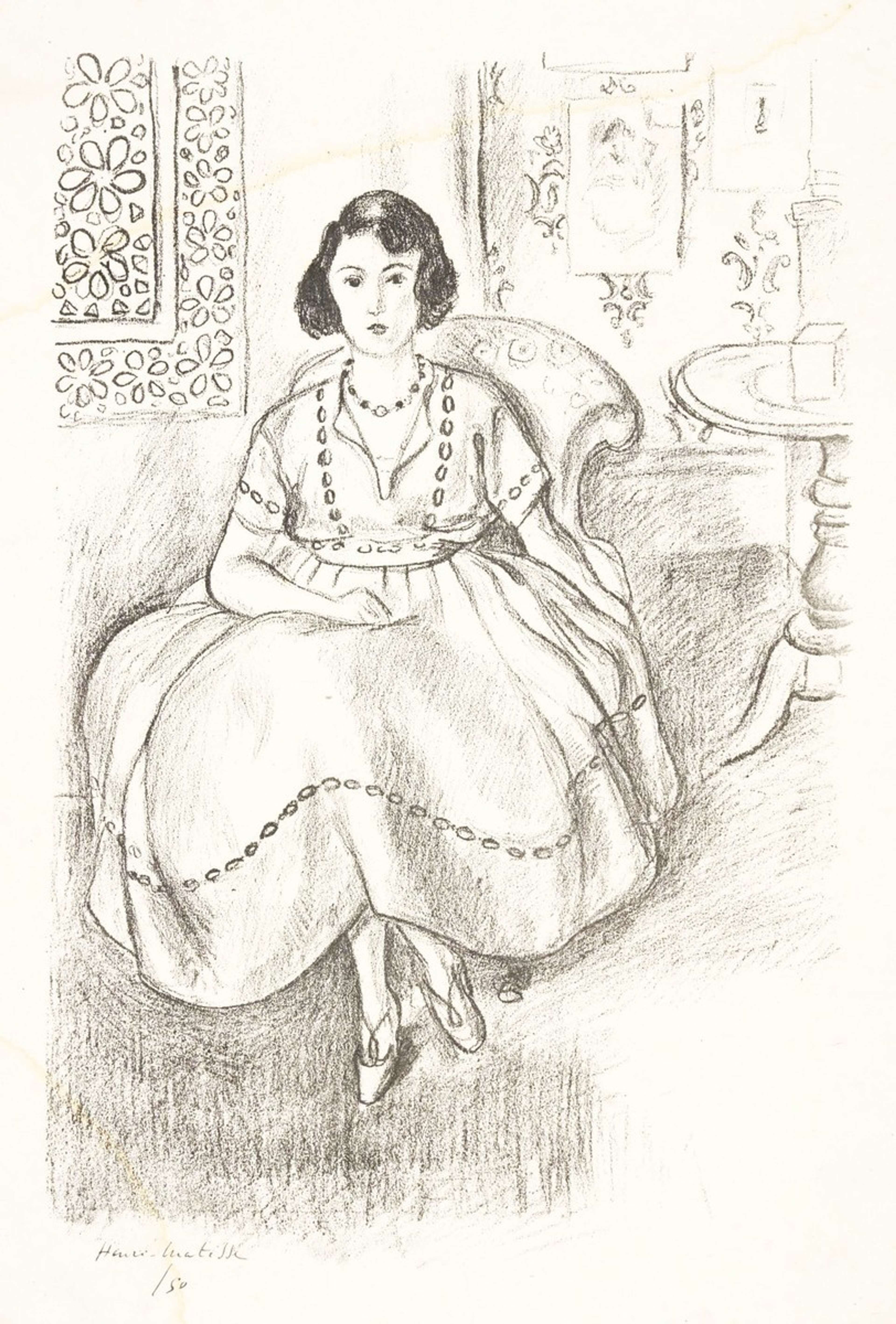 La Robe Organdi - undefined by Henri Matisse 1922 - MyArtBroker