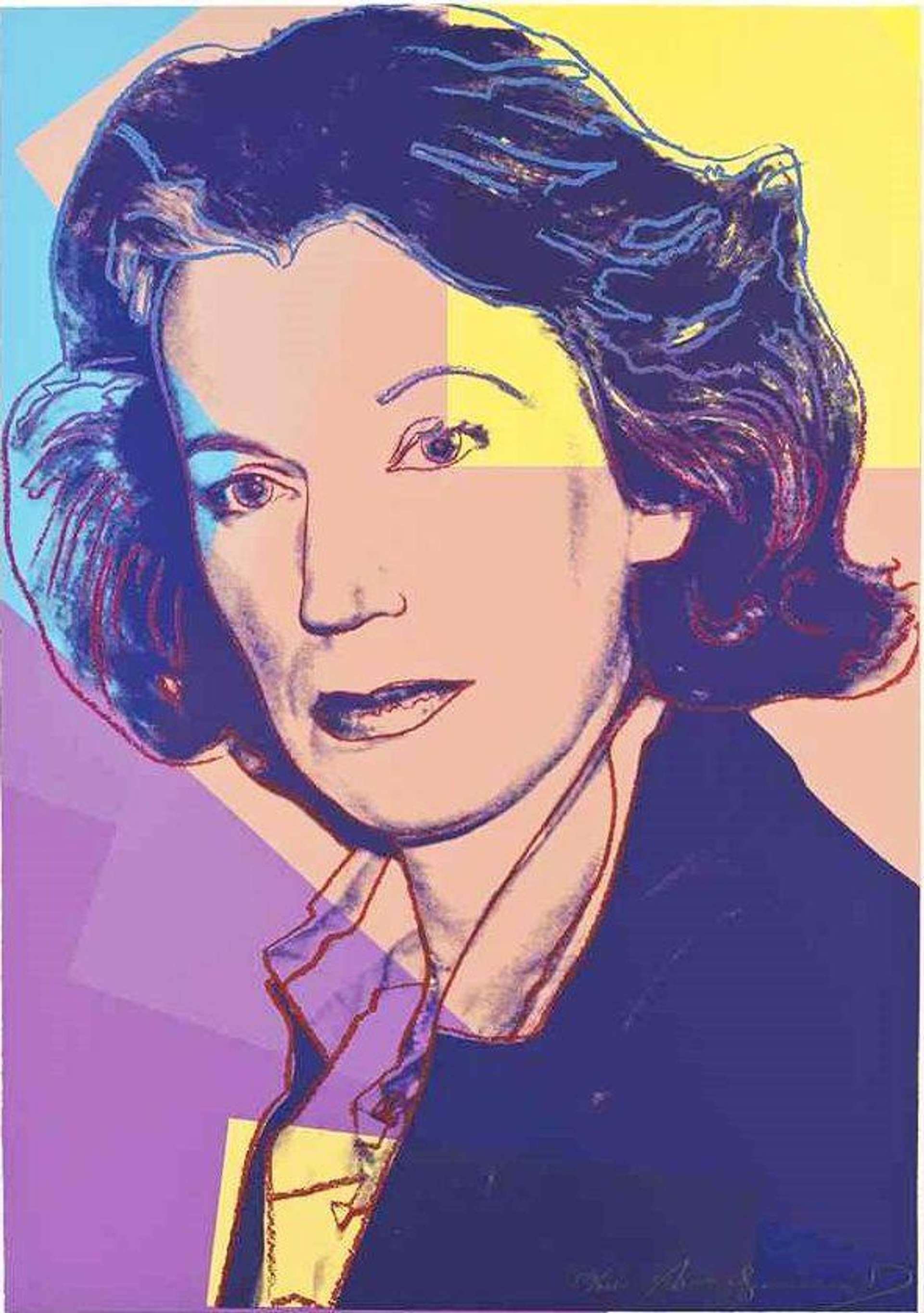 Mildred Scheel (F. & S. II.239) - Signed Print by Andy Warhol 1980 - MyArtBroker