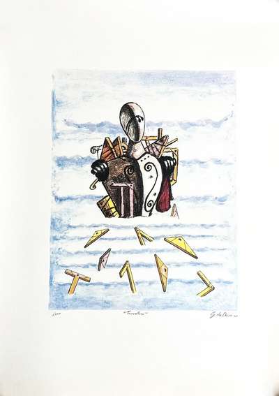 Trovatore Con Squadre - Signed Print by Giorgio De Chirico 1973 - MyArtBroker