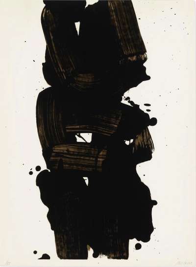 Lithographie No. 25 - Signed Print by Pierre Soulages 1969 - MyArtBroker