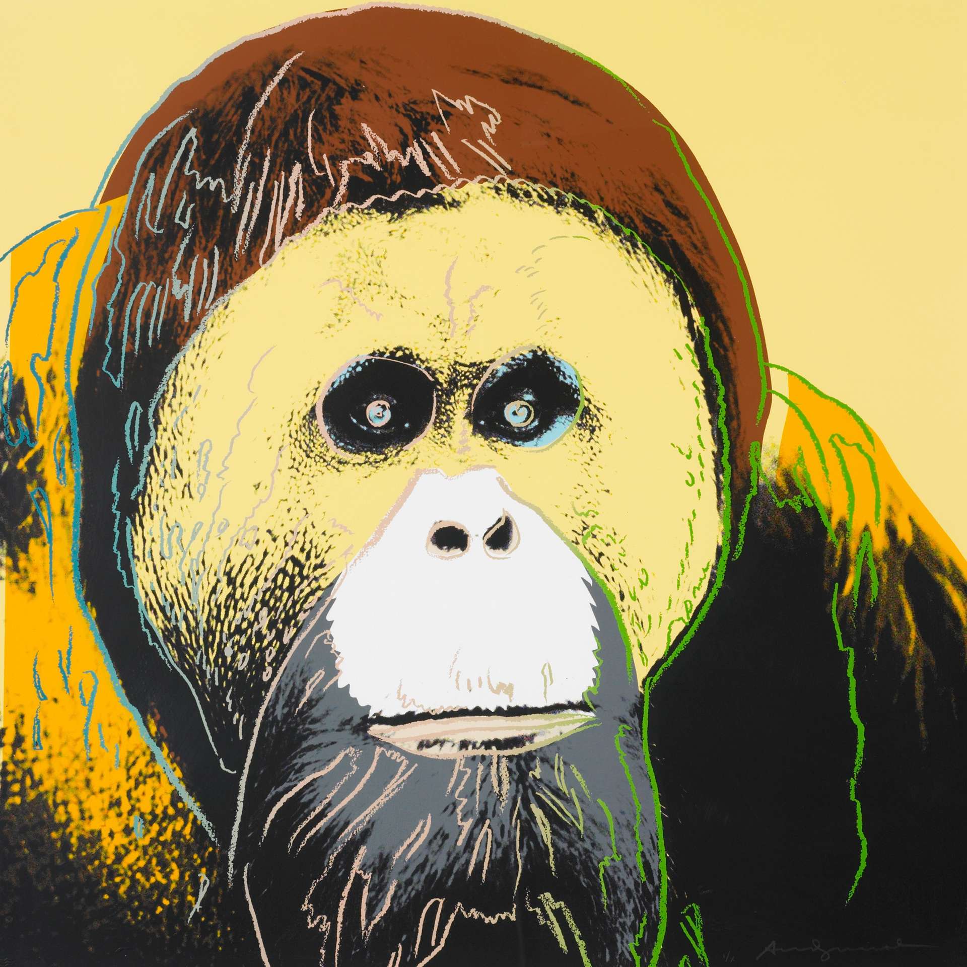 Orangutan (F. & S. II. 299) by Andy Warhol