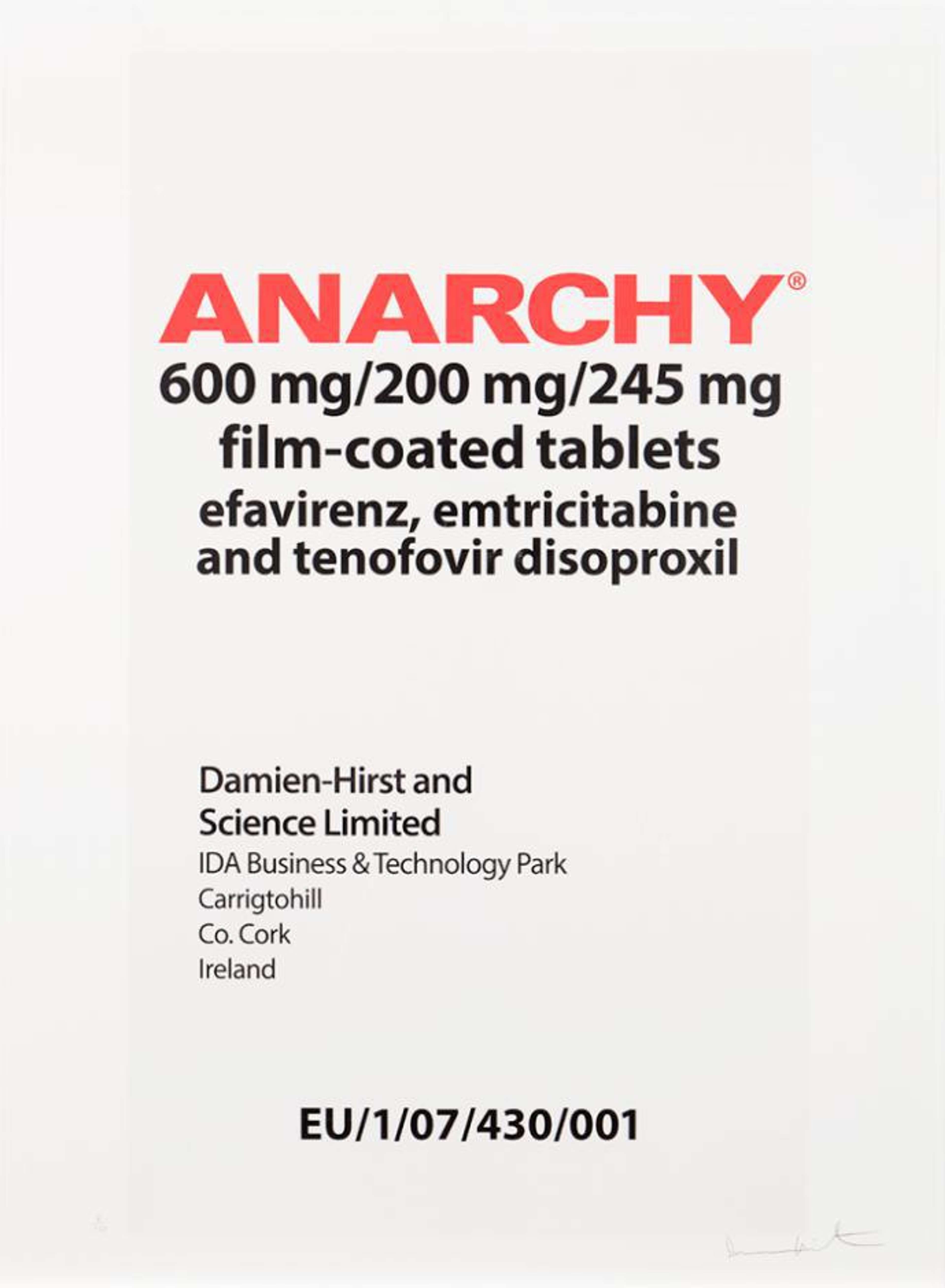 Anarchy by Damien Hirst