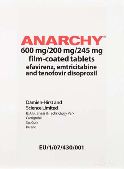 Anarchy - Signed Print by Damien Hirst 2017 - MyArtBroker