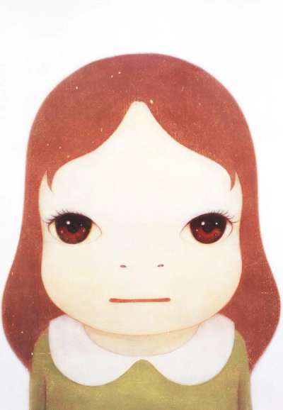 Yoshitomo Nara: Cosmic Girl Eyes Open - Unsigned Print