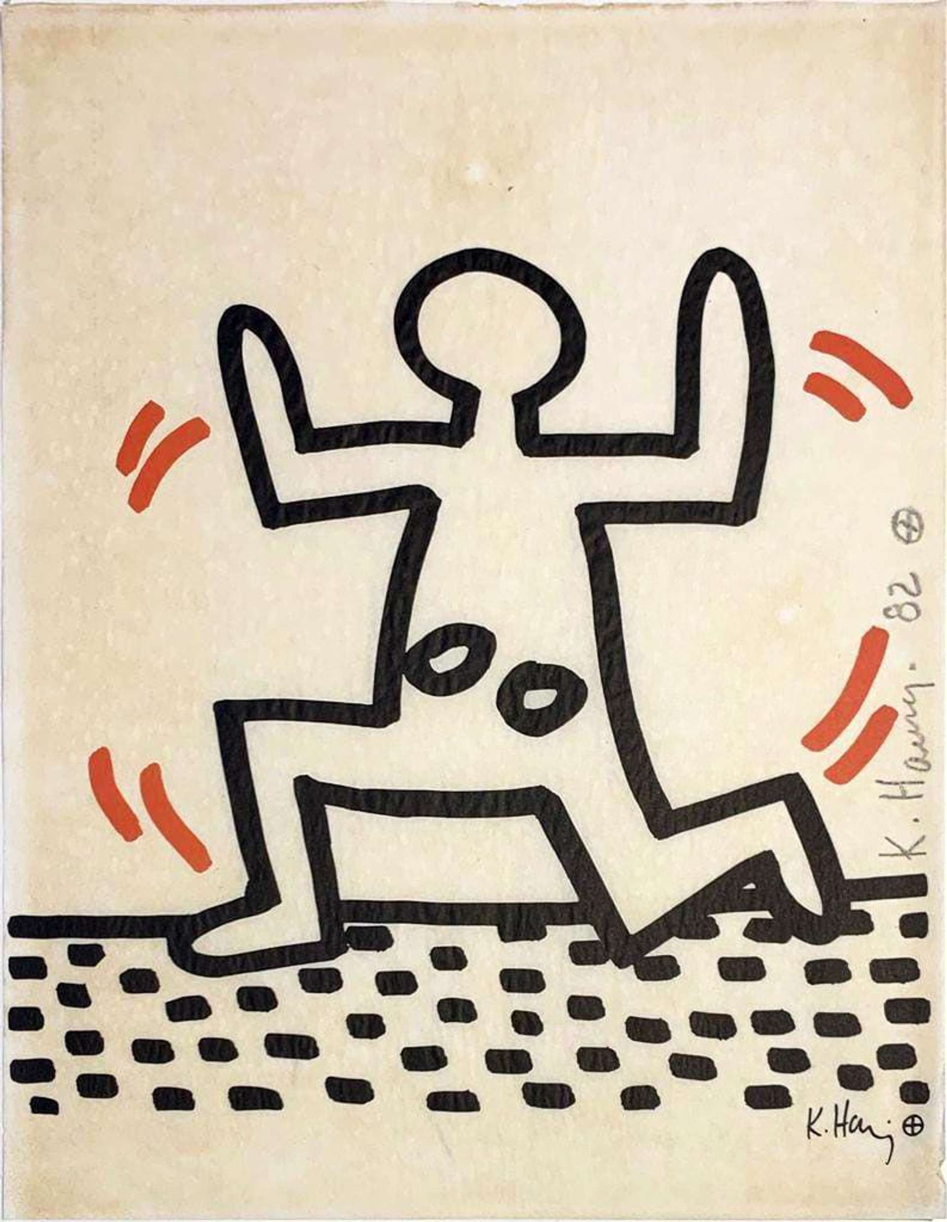 Bayer Suite 5 - Signed Print by Keith Haring 1982 - MyArtBroker
