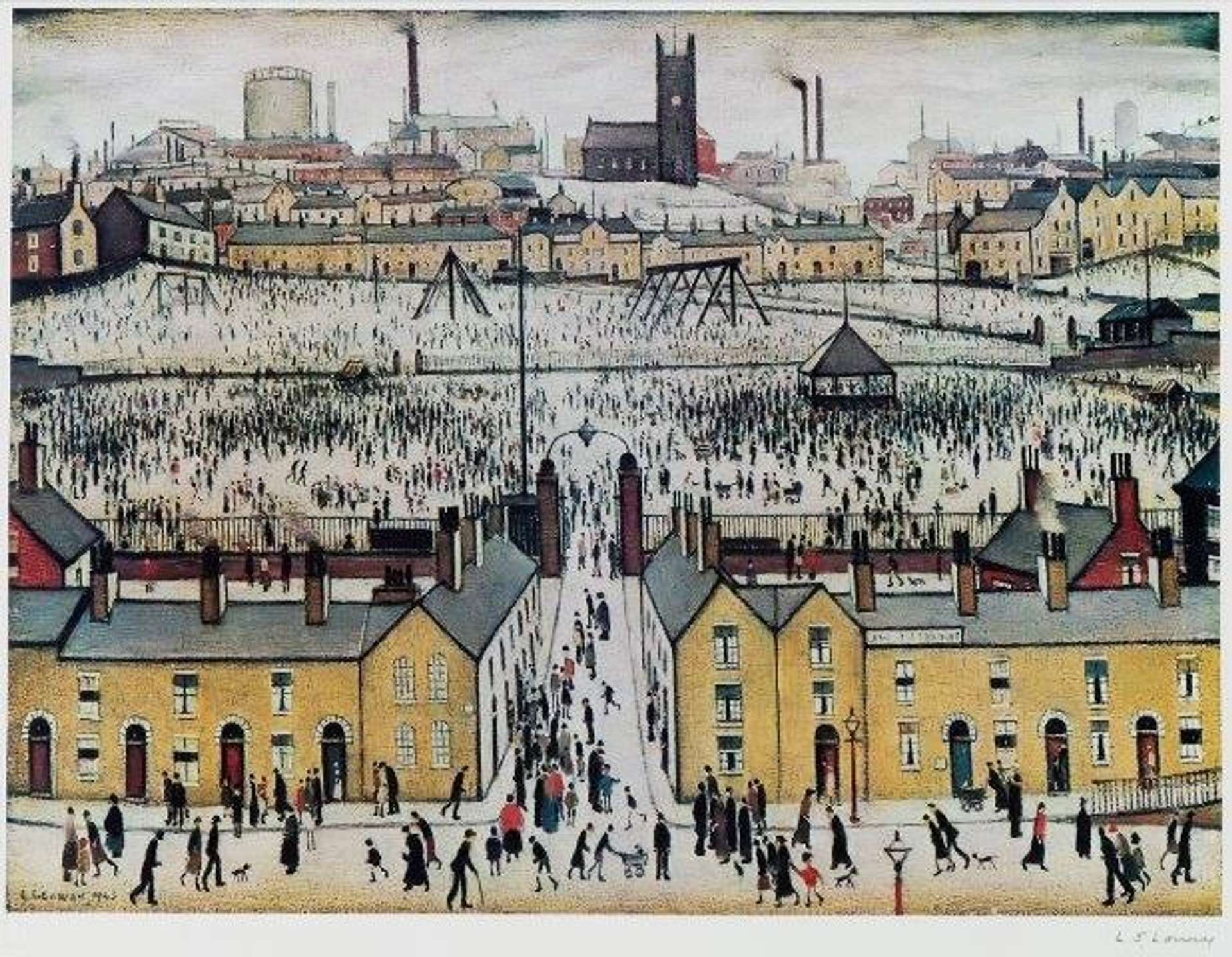 L S Lowry: Britain At Play - Signed Print
