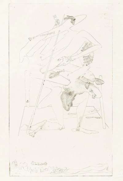 Salvador Dali: Les Chants De Maldoror (portfolio) - Signed Print