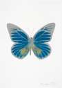 Damien Hirst: The Souls I (turquoise, cool gold, silver gloss) - Signed Print