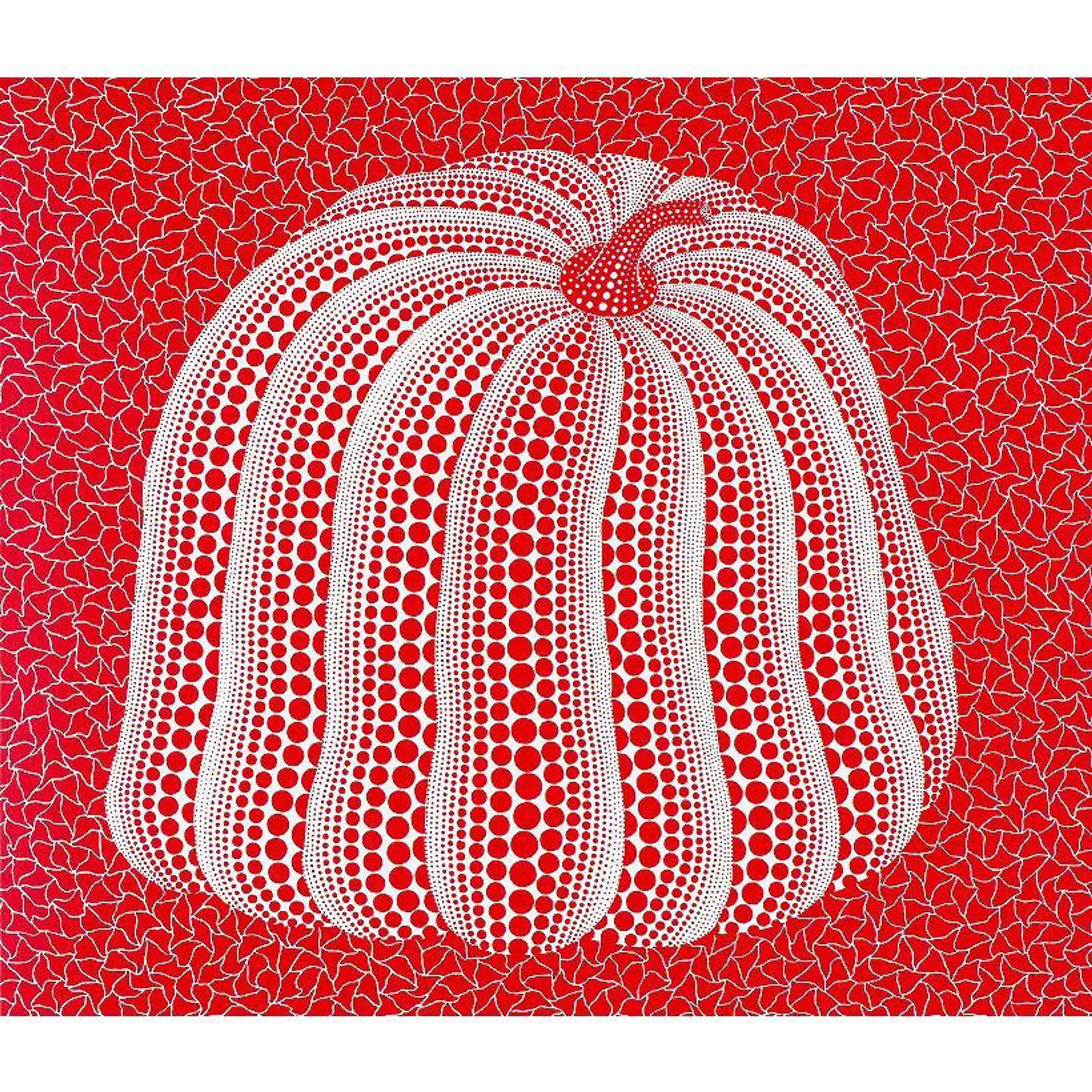 Red Coloured Pumpkin, Kusama 189 - Signed Print by Yayoi Kusama 1994 - MyArtBroker