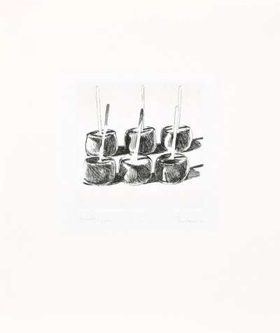 Candied Apples - Signed Print by Wayne Thiebaud 1964 - MyArtBroker