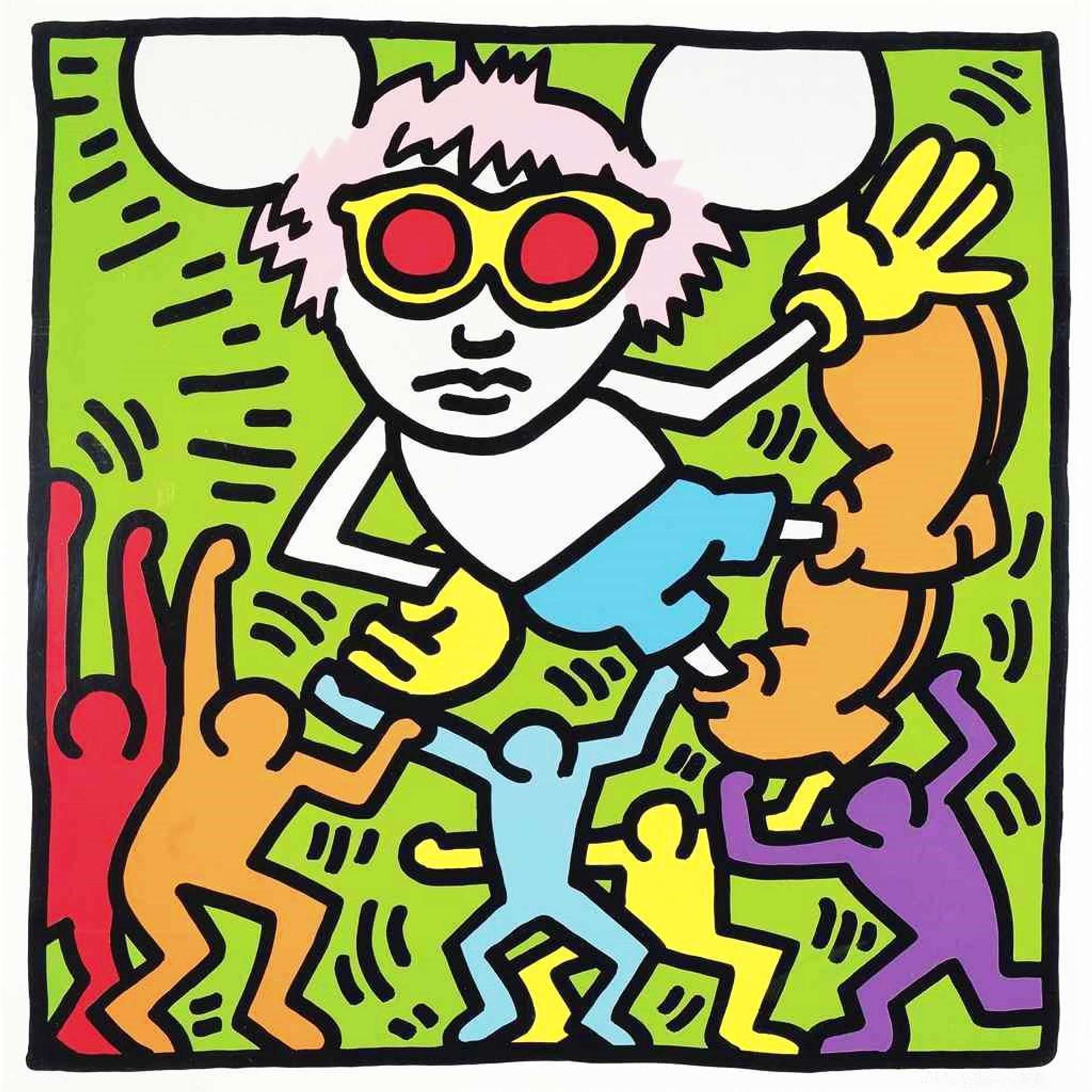 Andy Mouse 2 - Signed Print by Keith Haring 1986 - MyArtBroker