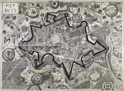 Grayson Perry: Map Of Days - Signed Print