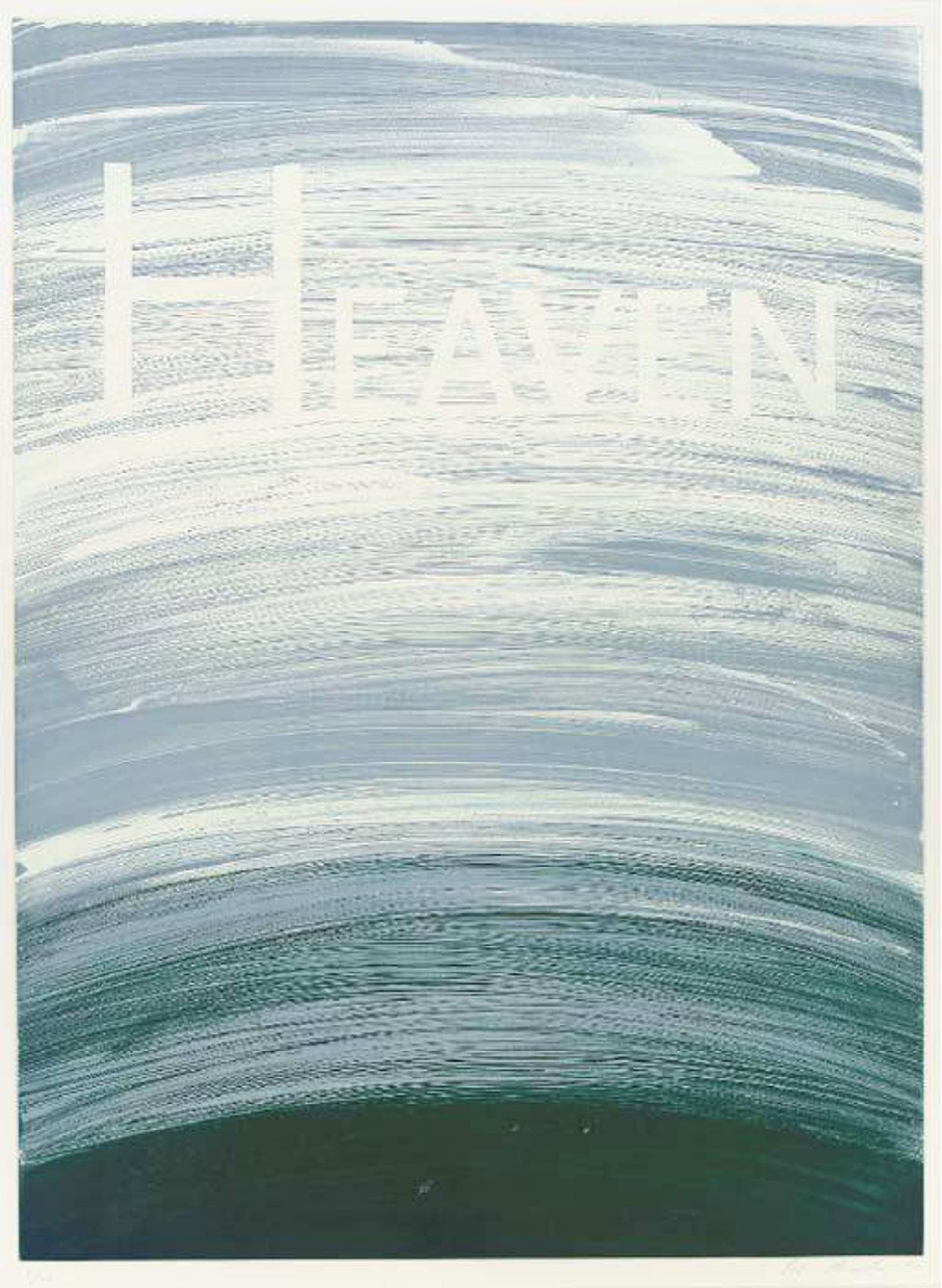 Heaven And Hell Diptych - Signed Print by Ed Ruscha 1988 - MyArtBroker