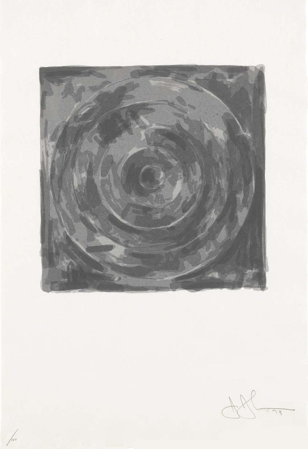 Jasper Johns Target (ULAE 126) (Signed Print) 1973