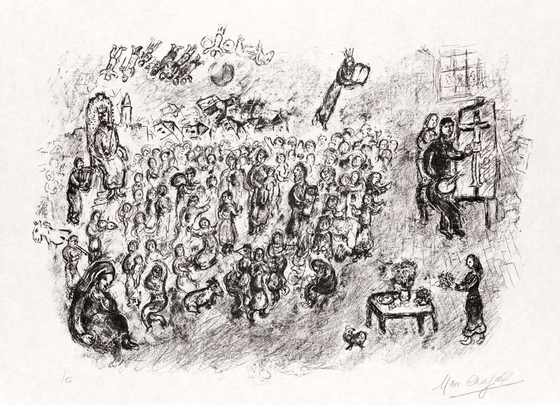 Le Monde De La Bible - Signed Print by Marc Chagall 1975 - MyArtBroker