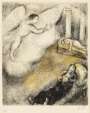 Marc Chagall: Samuel Appelé Par Dieu - Signed Print