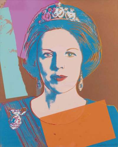 Queen Beatrix Of The Netherlands Royal Edition (F. & S. II.338A) - Signed Print by Andy Warhol 1985 - MyArtBroker