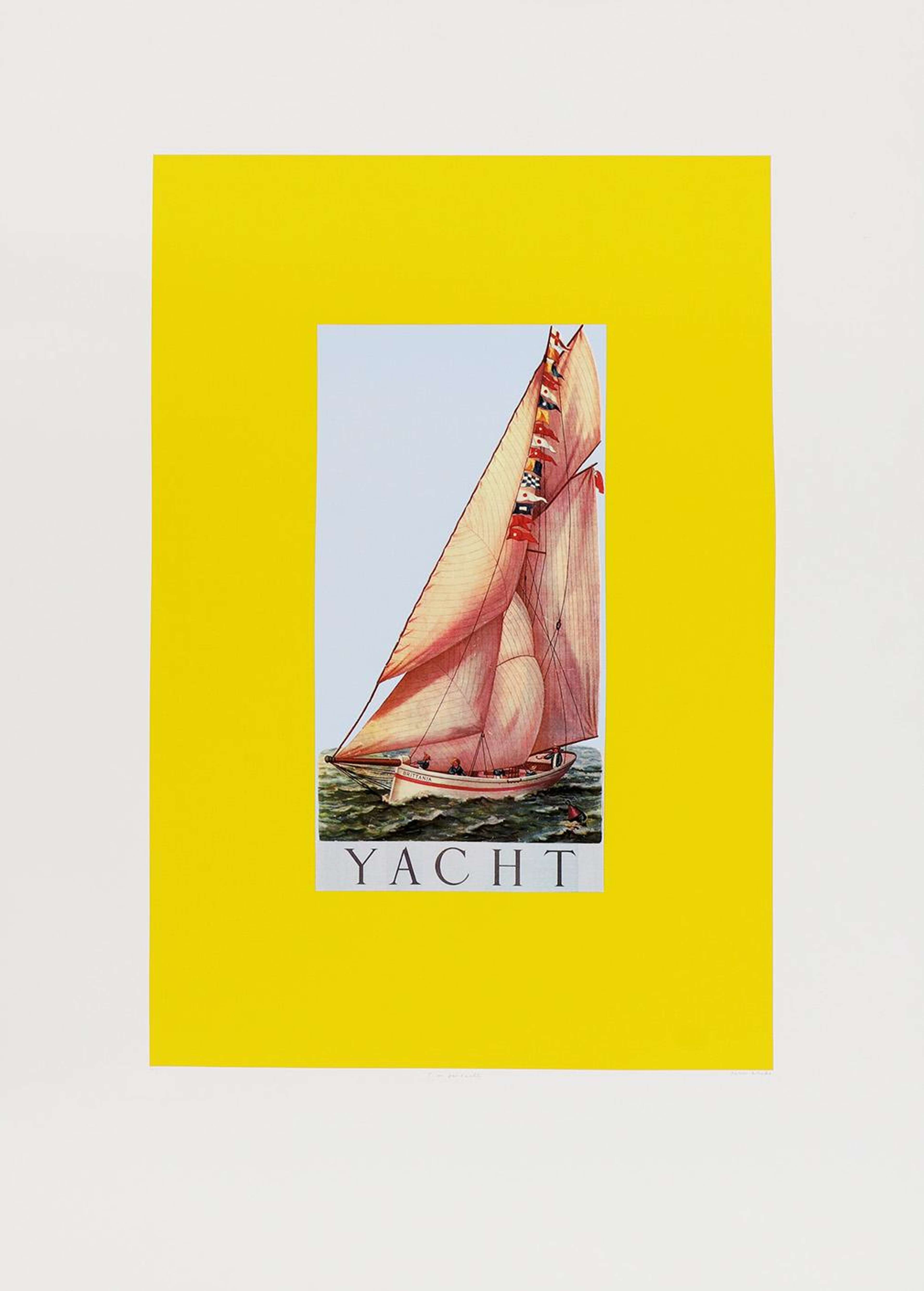 Y Is For Yatch - Signed Print by Peter Blake 1991 - MyArtBroker