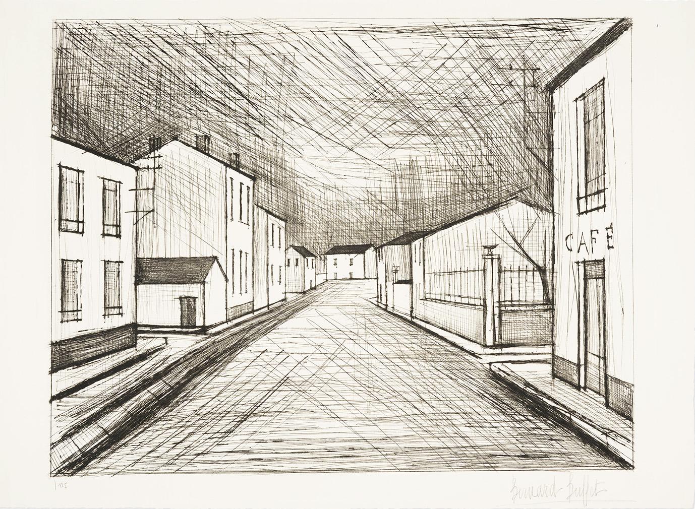 Bernard Buffet The Road (Signed Print) 1962 | For Sale