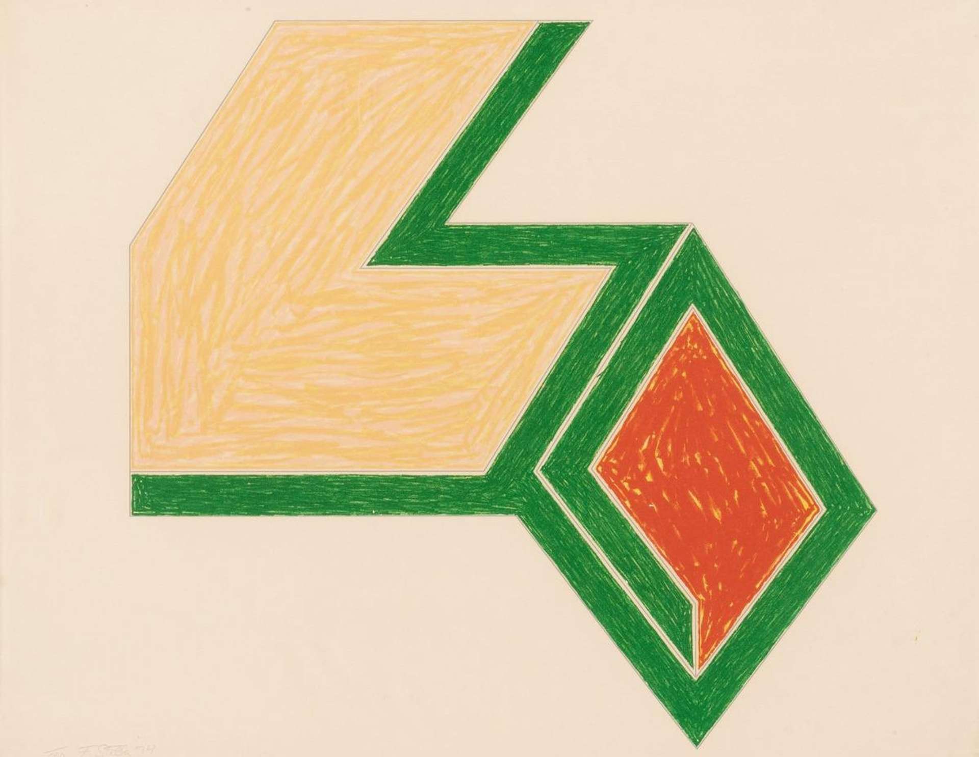 Effingham - Signed Print by Frank Stella 1974 - MyArtBroker
