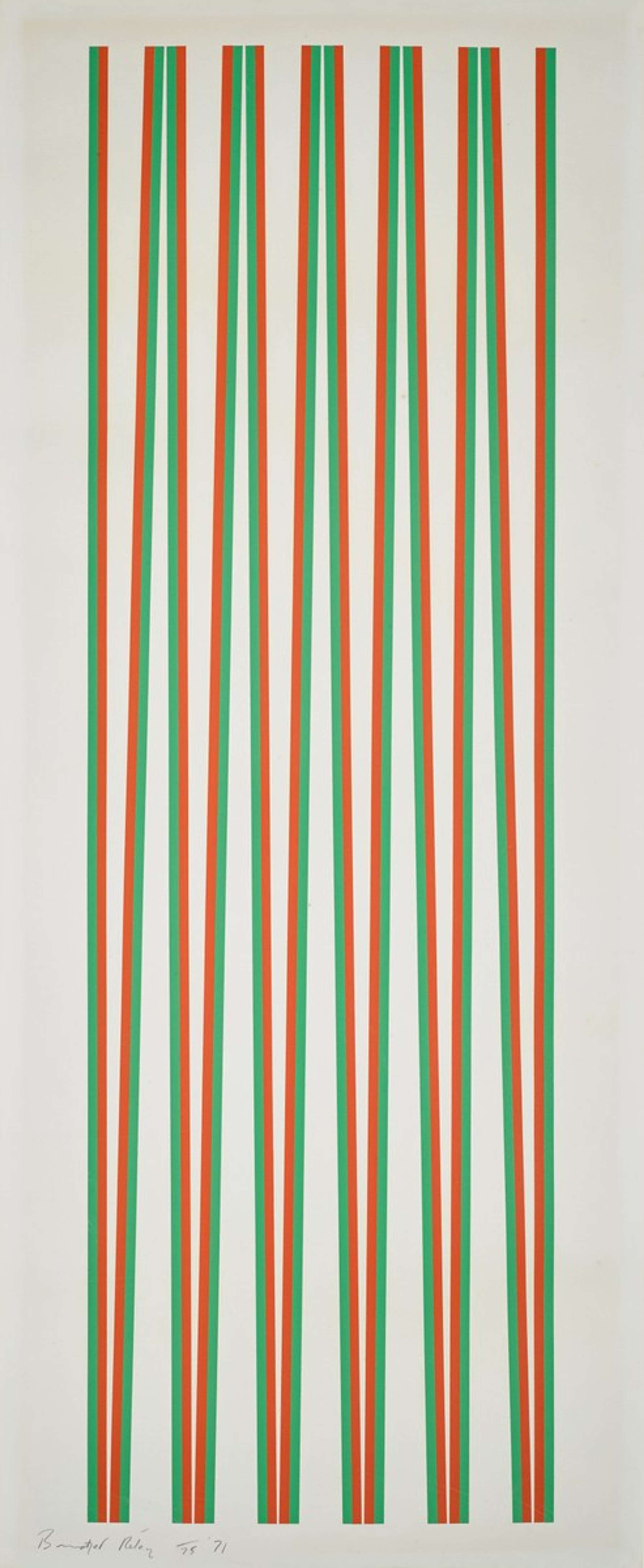 Elongated Triangles 2 by Bridget Riley