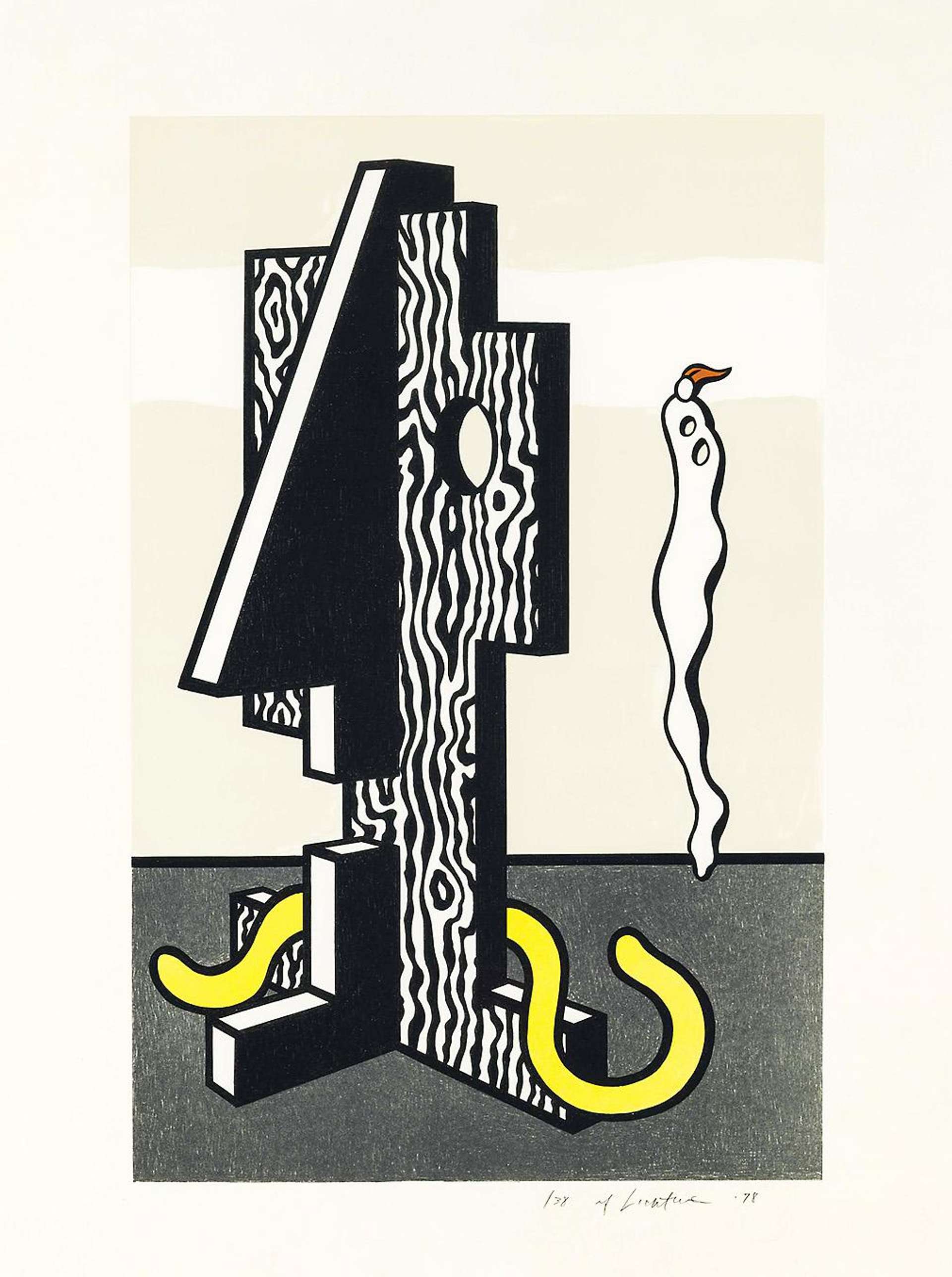 Figures - Signed Print by Roy Lichtenstein 1978 - MyArtBroker