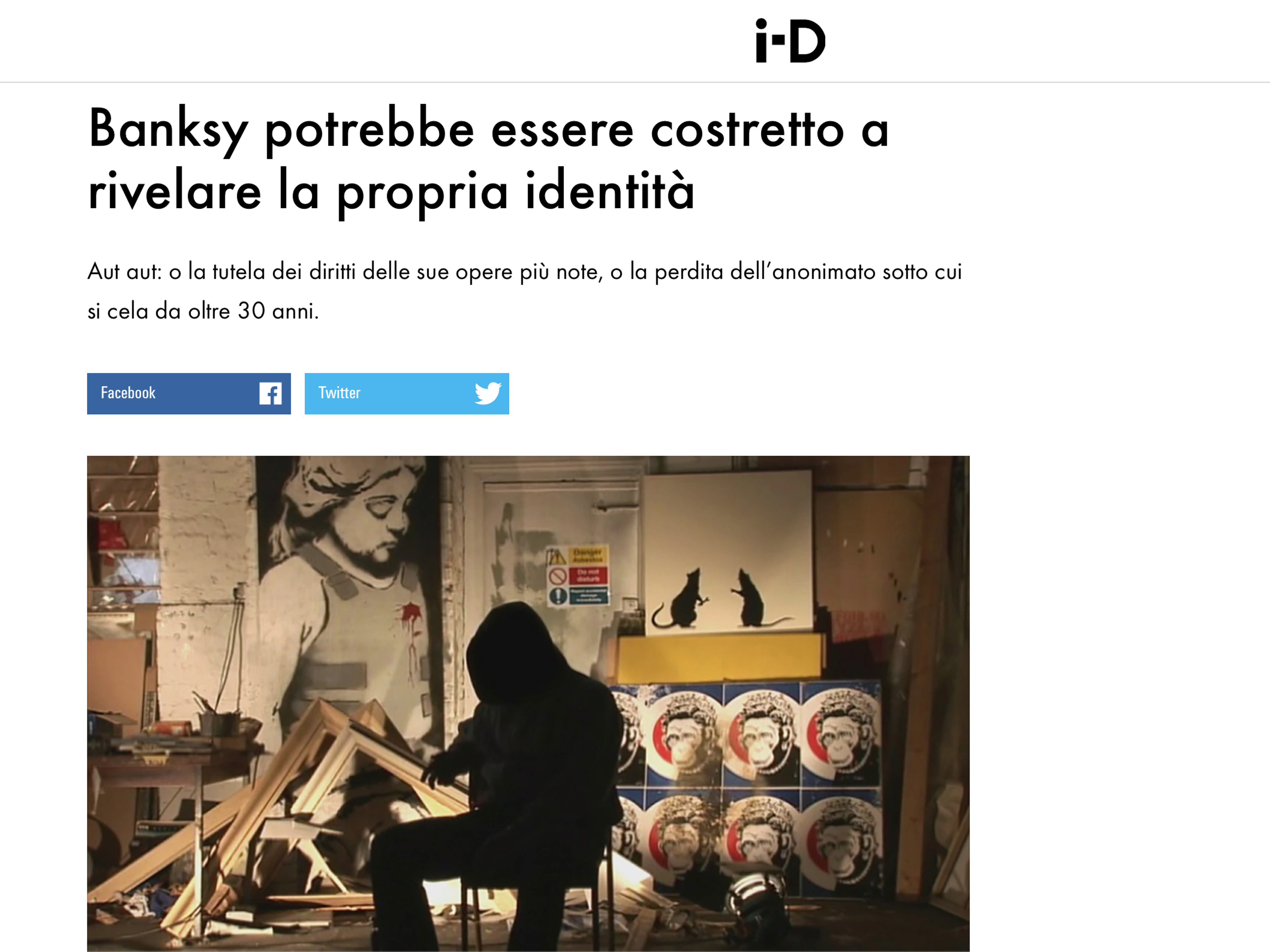 i-D - Banksy Identity - MyArtBroker