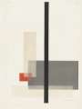 Laszlo Moholy-Nagy: Composition - Signed Print