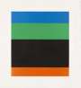 Ellsworth Kelly: Blue Green Black Red - Signed Print