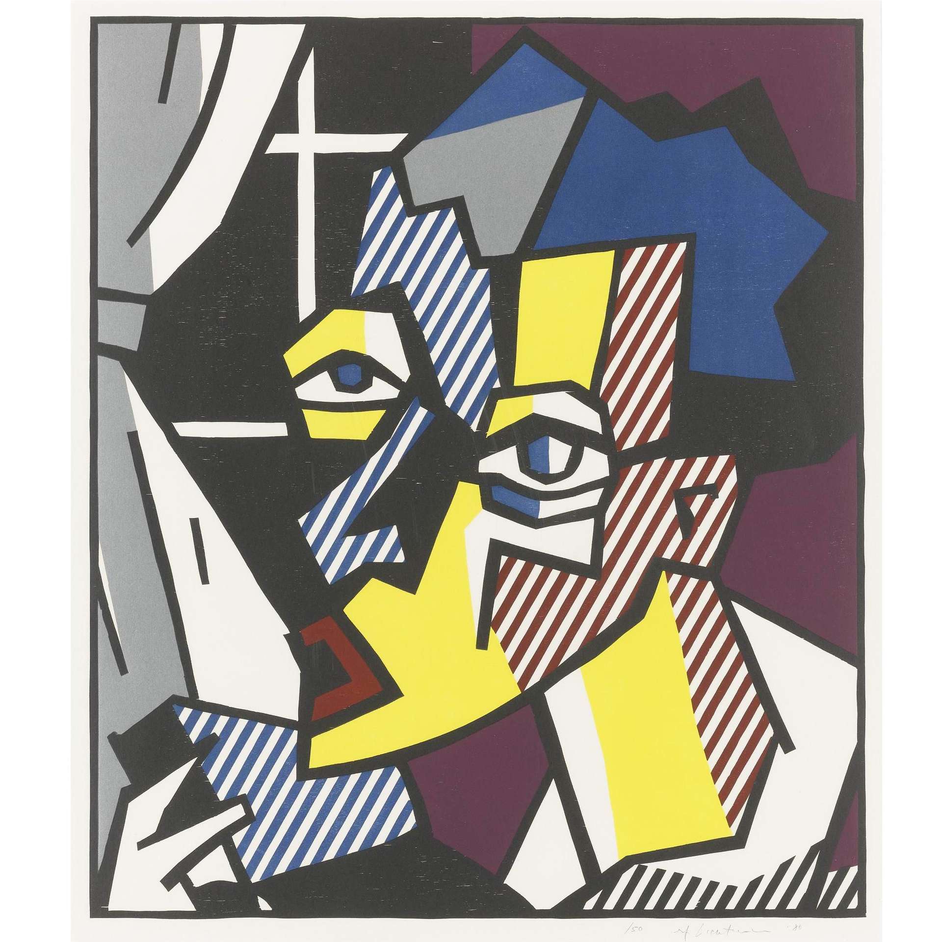 The Student - Signed Print by Roy Lichtenstein 1980 - MyArtBroker