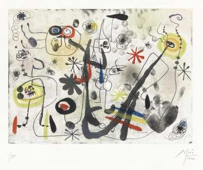Joan Miró: La Main - Signed Print