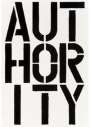Christopher Wool: Authority - Unsigned Print