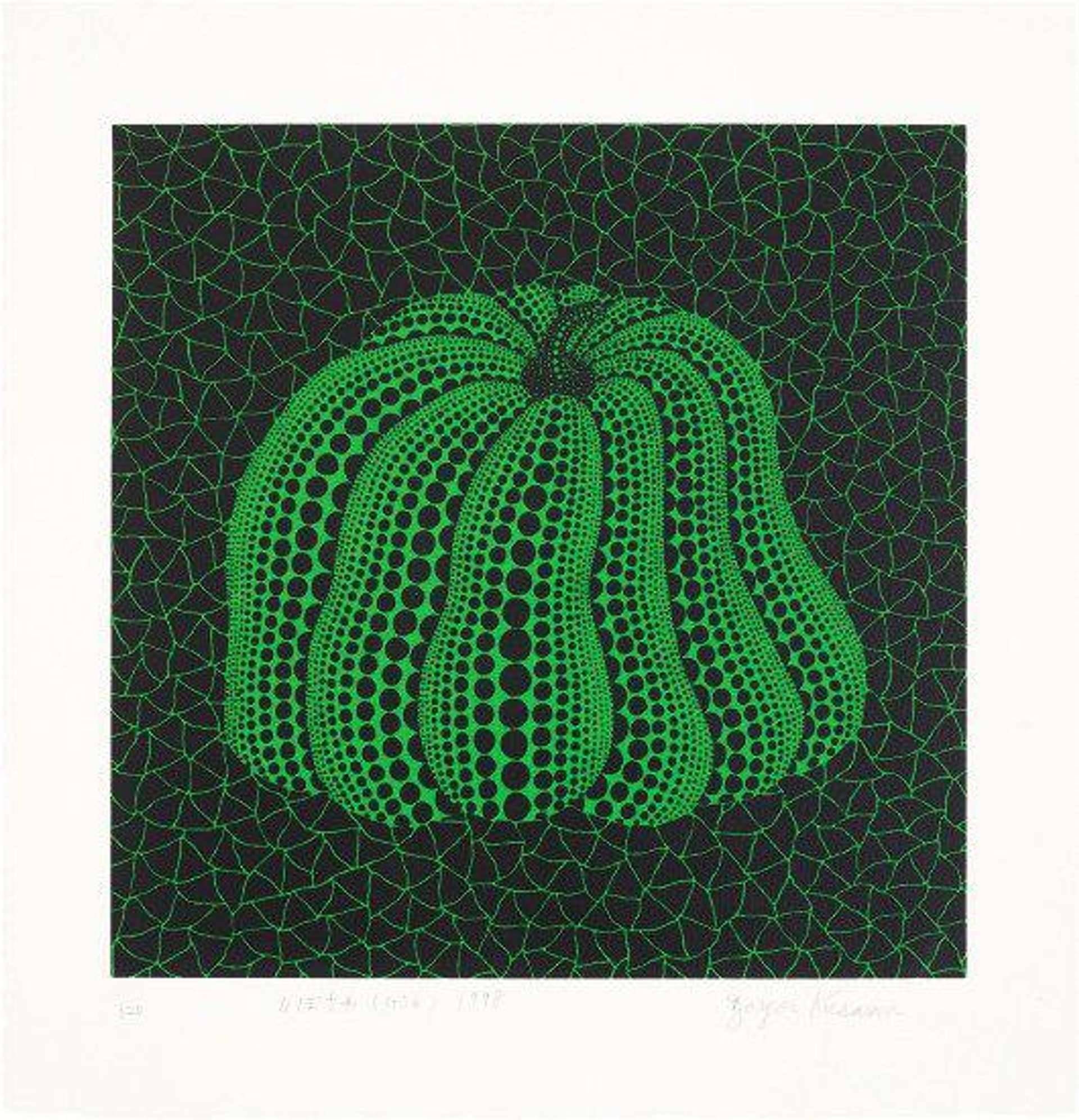 Pumpkin (GSQ) - Signed Print by Yayoi Kusama 1998 - MyArtBroker