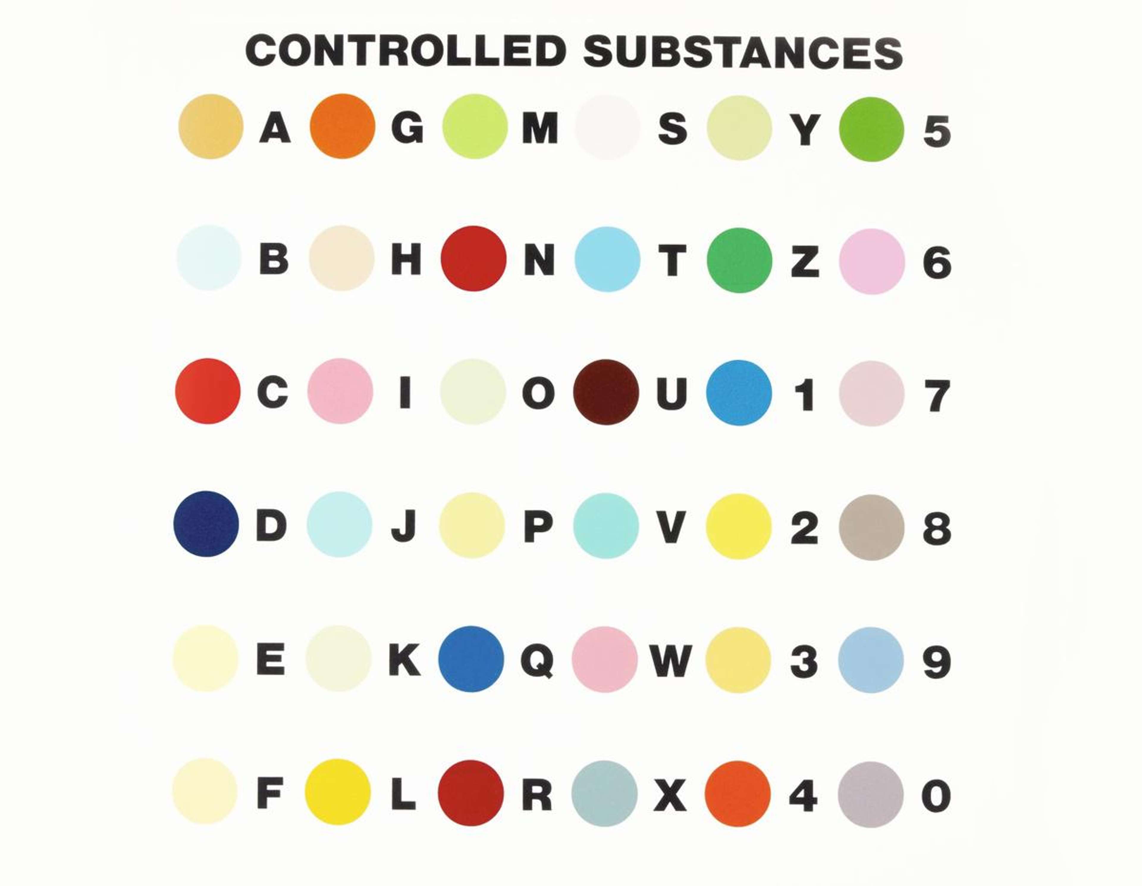 Controlled Substances - Signed Print by Damien Hirst 2011 - MyArtBroker