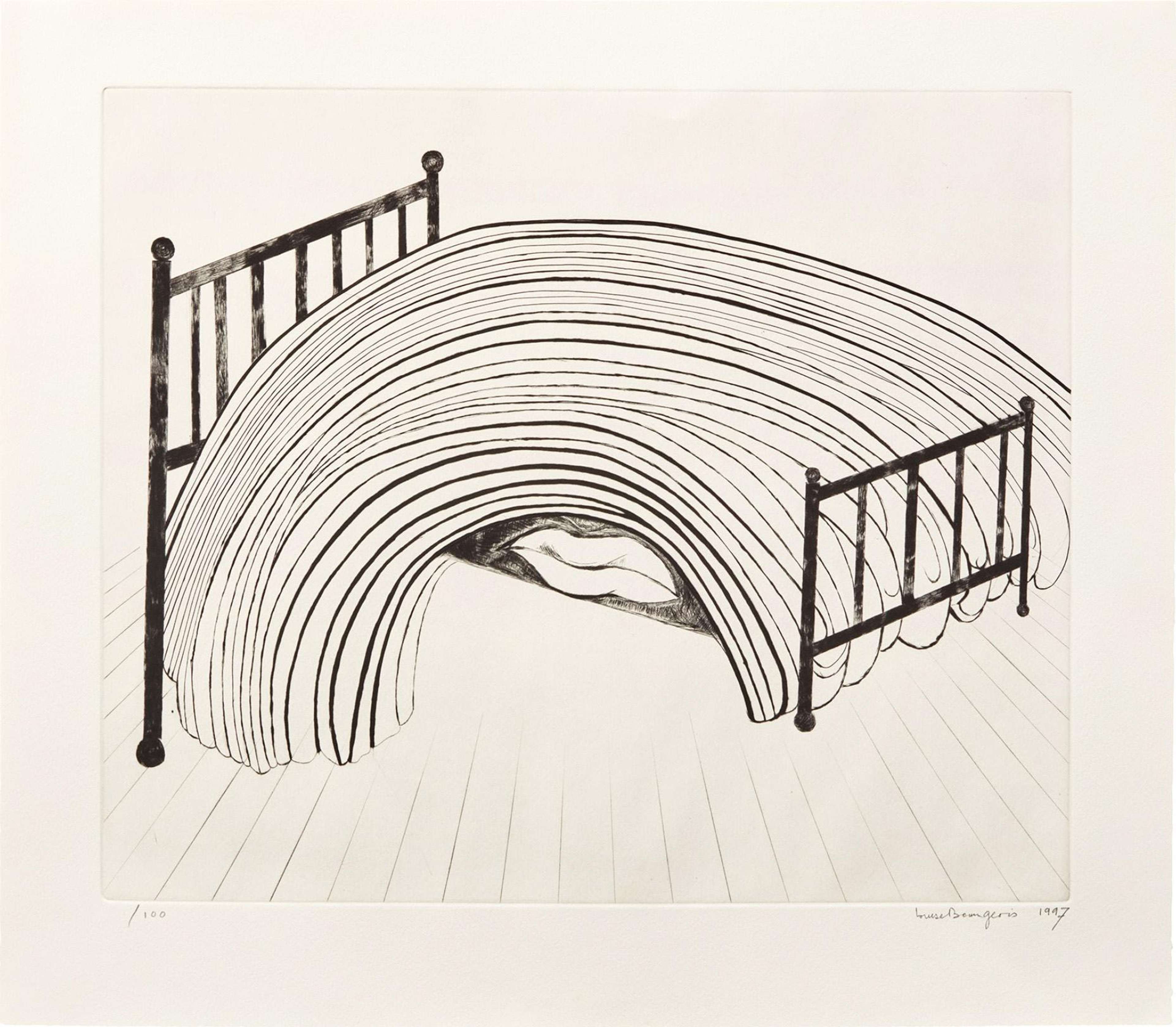 Bed - Signed Print by Louise Bourgeois 1997 - MyArtBroker