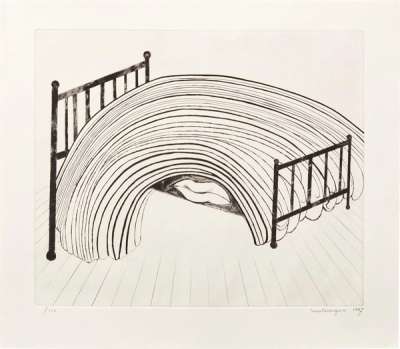 Bed - Signed Print by Louise Bourgeois 1997 - MyArtBroker