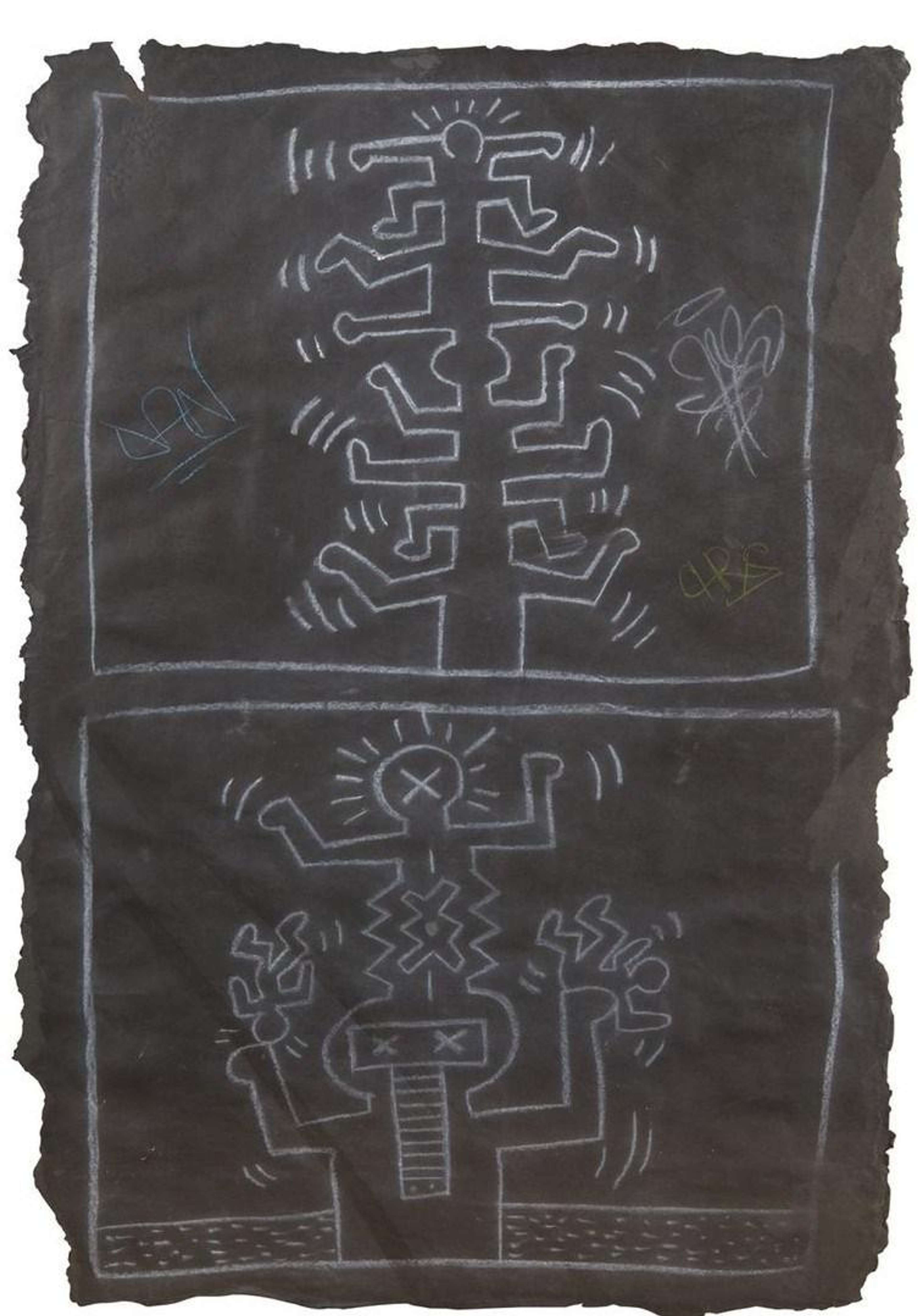 Subway Drawing 1 by Keith Haring - MyArtBroker