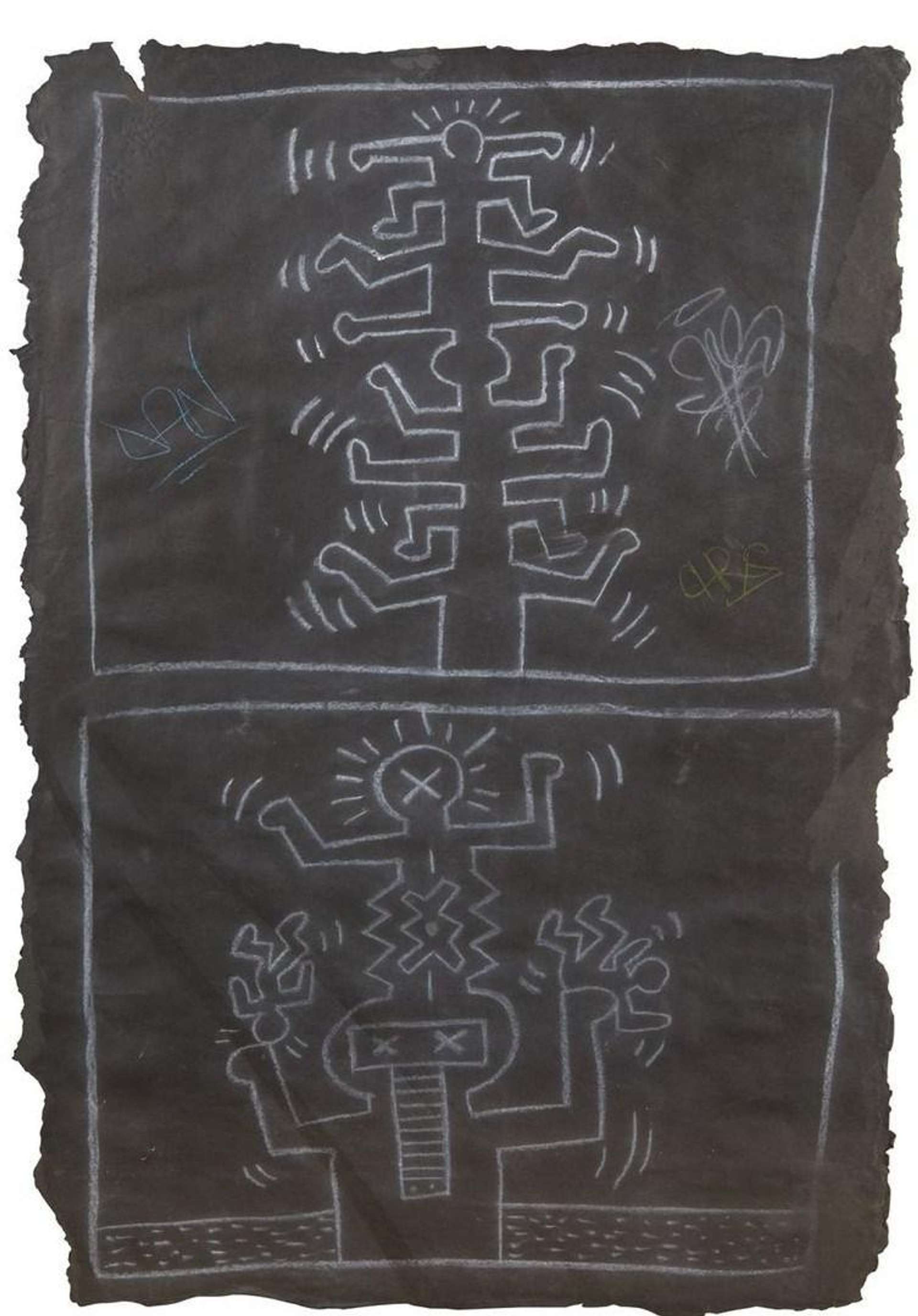 Subway Drawing 1 by Keith Haring - MyArtBroker