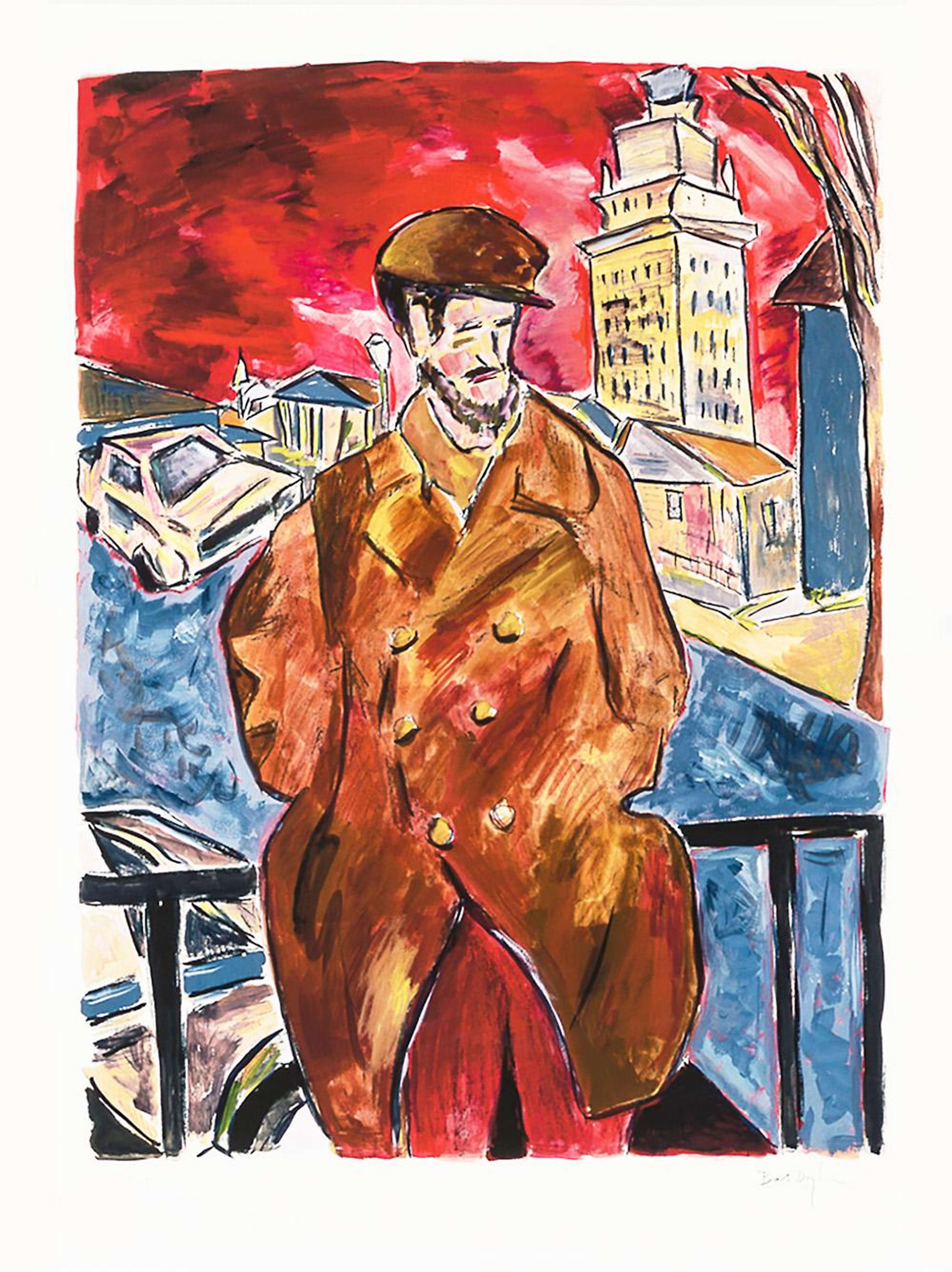 Man On A Bridge (2012) - Signed Print by Bob Dylan 2012 - MyArtBroker