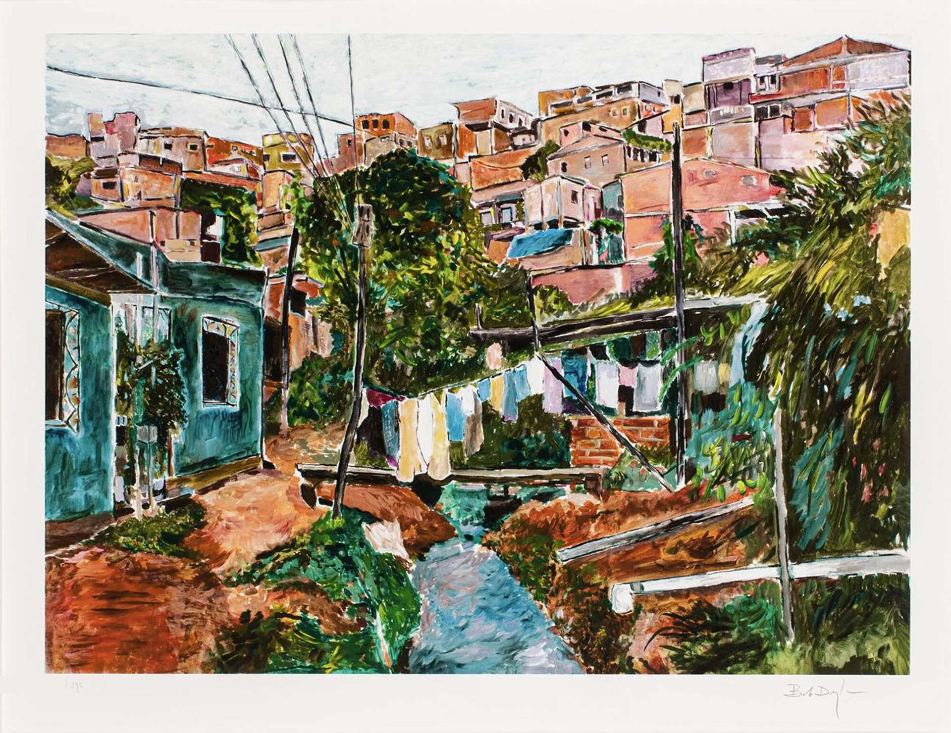 Favela Villa Broncos - Signed Print by Bob Dylan 2015 - MyArtBroker