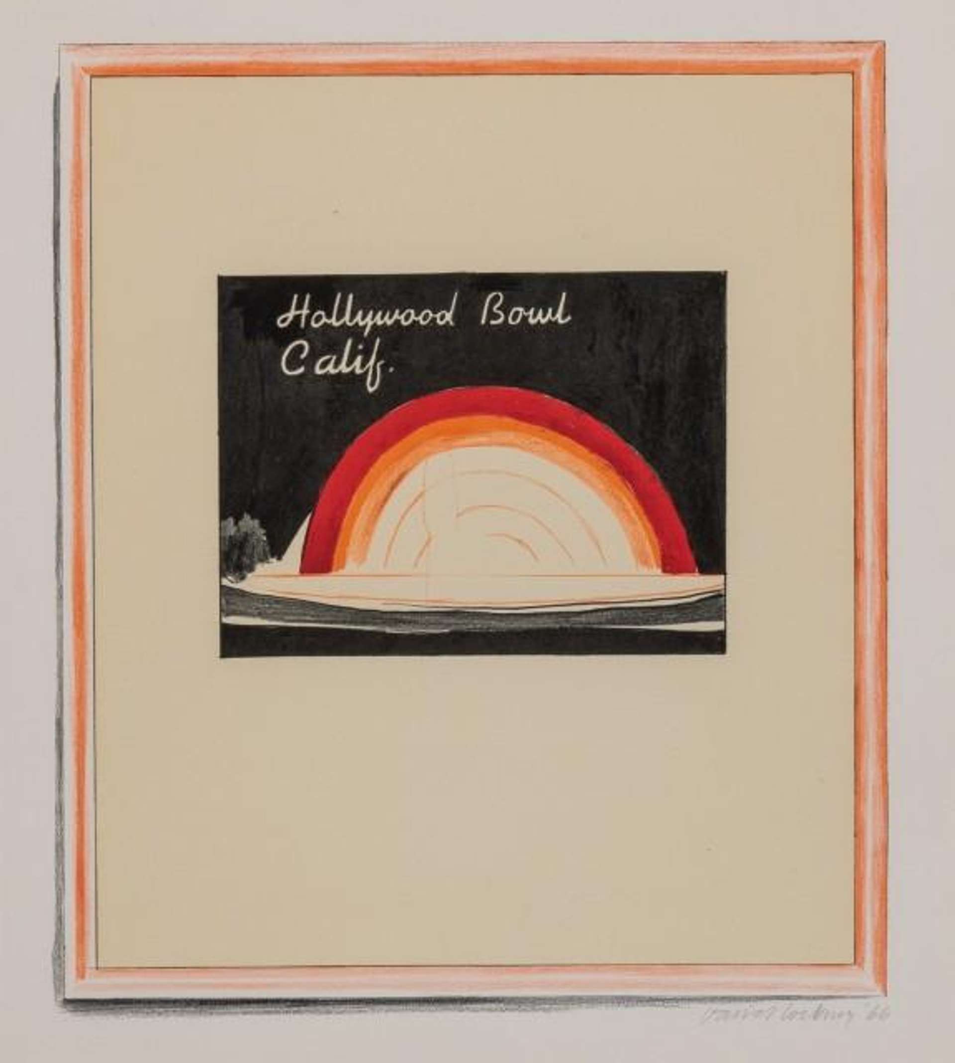 Hollywood Bowl - Signed Print by David Hockney 1966 - MyArtBroker