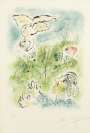 Marc Chagall: Amour Est Une Dieu Mes Enfants (In the Land of the Gods) - Signed Print