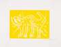 Andre Butzer: Katze (yellow) - Signed Print