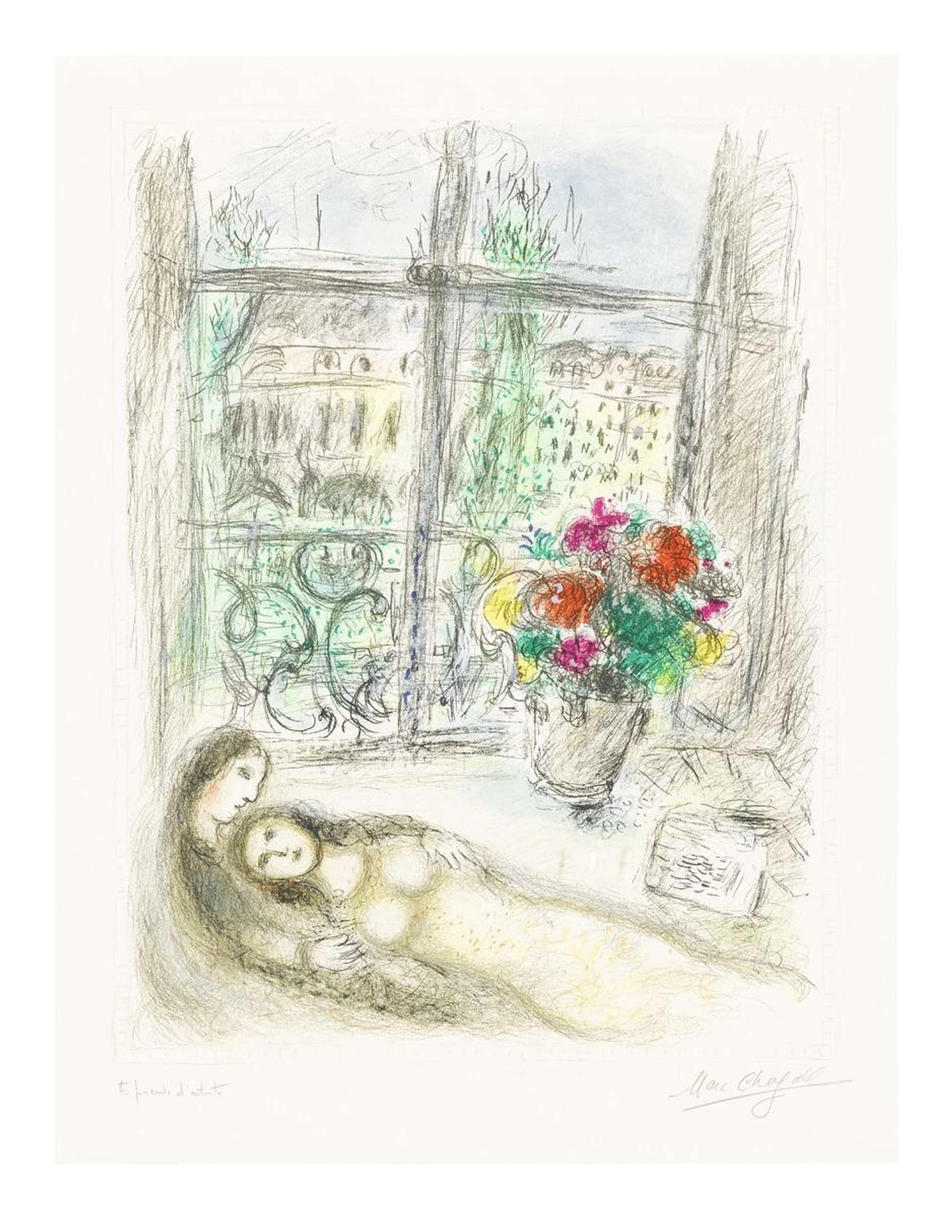 Quai Des Celestins - Signed Print by Marc Chagall 1975 - MyArtBroker